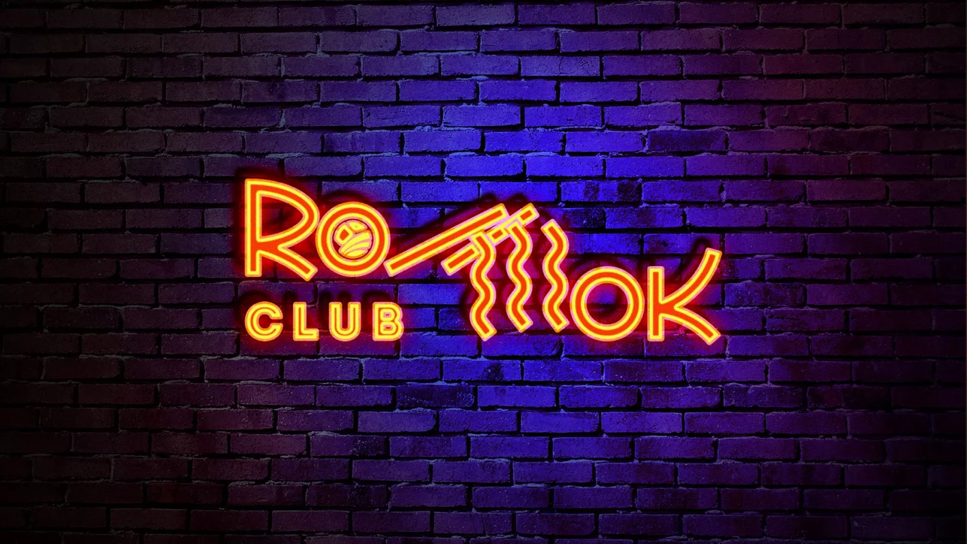 Разработка интерьерной вывески суши-бара «Roll Wok Club» в Кольчугино
